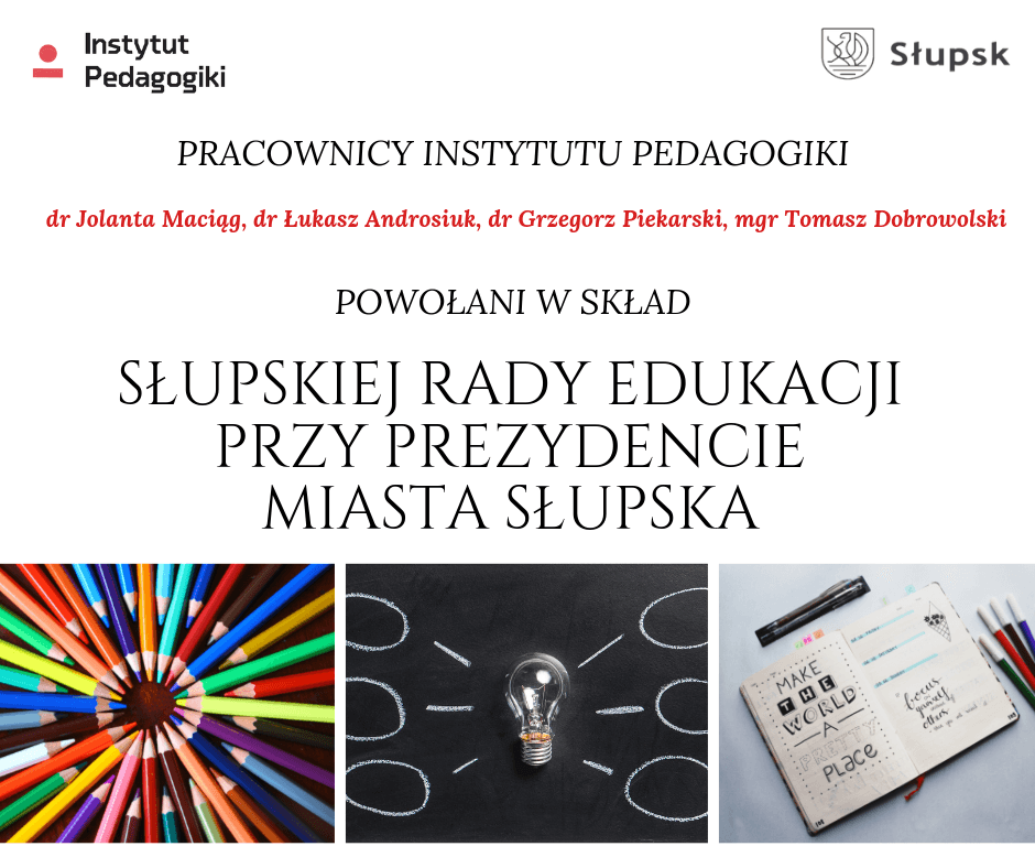 Pracownicy Instytutu Pedagogiki w Radzie Edukacji