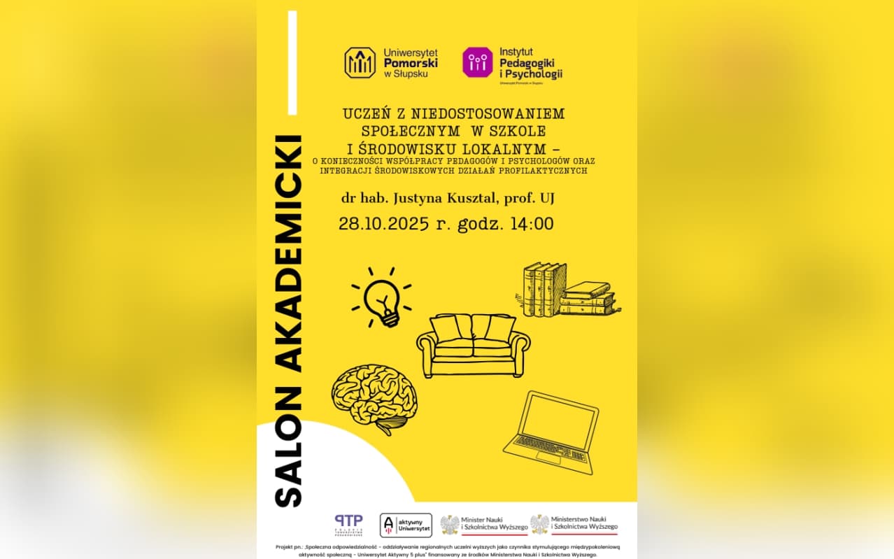 Salon Akademicki - "Uczeń z niedostawaniem społecznym w szkole i środowisku lokalnym"